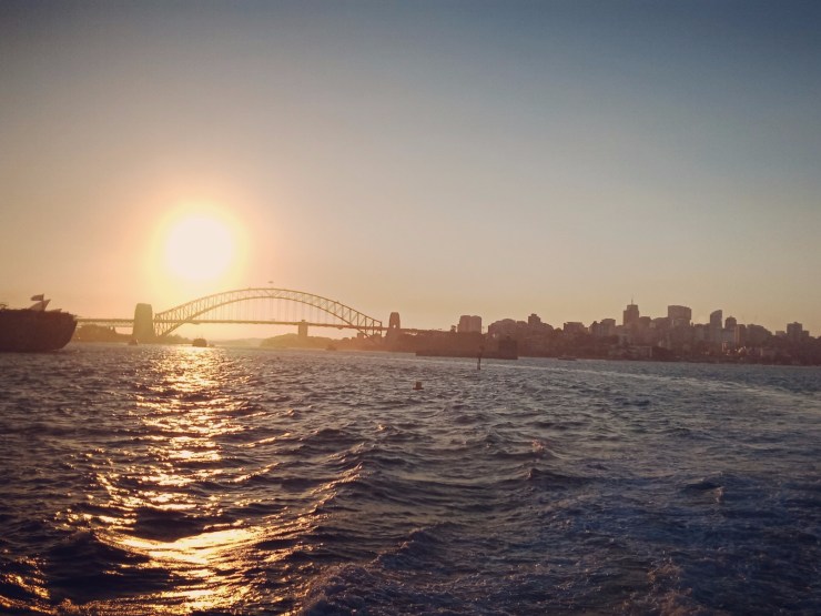 Sydney_Sonnenuntergang_Harbour Bridge_Bondi